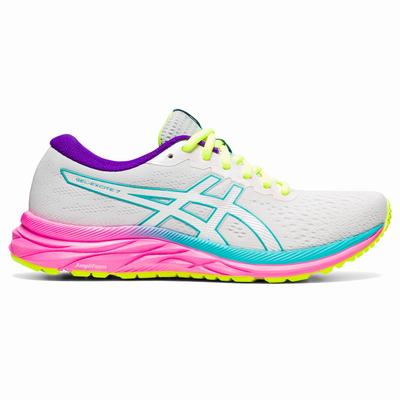 Asics Gel-Excite 7 - Naisten Juoksukengät - Monivärinen/Valkoinen